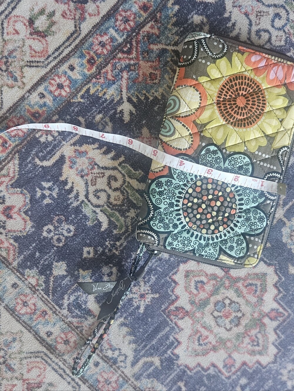 Vera Bradley accordion wallet in the retired Flower Shower pattern - Picture 6 of 7